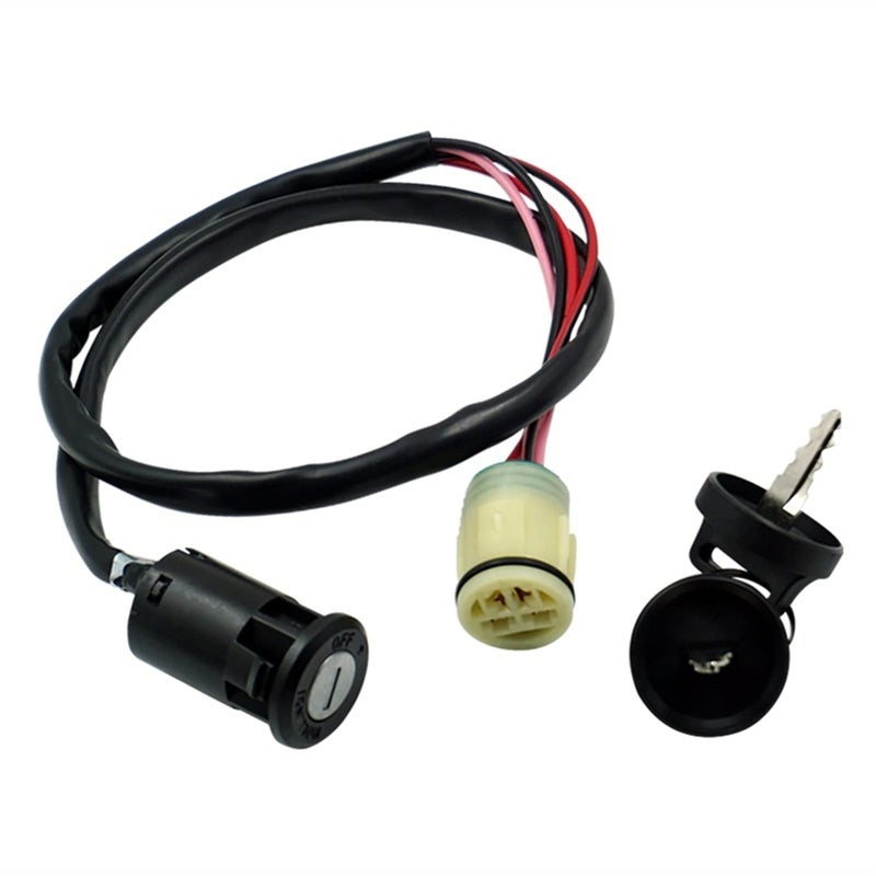 XDF Ignition Switch Key Compatible for Honda Foreman 450 500 Rancher 500 TRX500,Rincon 650 2003-05,Rancher 350 400 420 TRX350 TRX400 TRX420 - Image 1